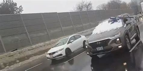 Chicago Driver Shows Why You Clear ALL Snow Before Driving