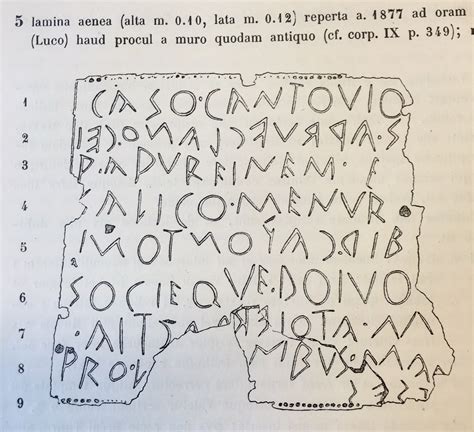 example request - Are there any complete Latin inscriptions written in boustrophedon? - Latin ...