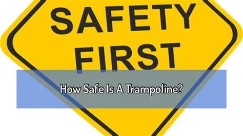 How Safe Is A Trampoline? Safety Tips For Kids And Adults.