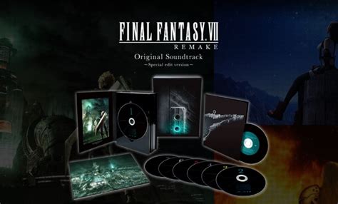 Final Fantasy VII Remake Soundtrack Package Design & Track List