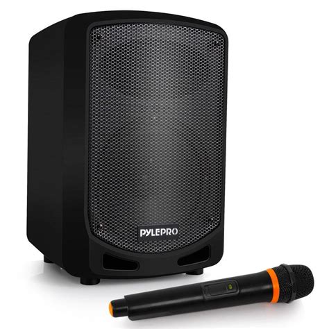 Pyle Pro PSBT65A Portable Bluetooth Speaker System with Handheld ...