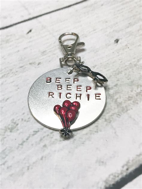 Beep Beep Richie Key Chain – Nerdy Robots Jewelry