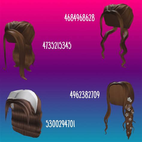 Roblox Hair Id Codes Roblox Hair Id Codes Hair Codes For Roblox | Images and Photos finder