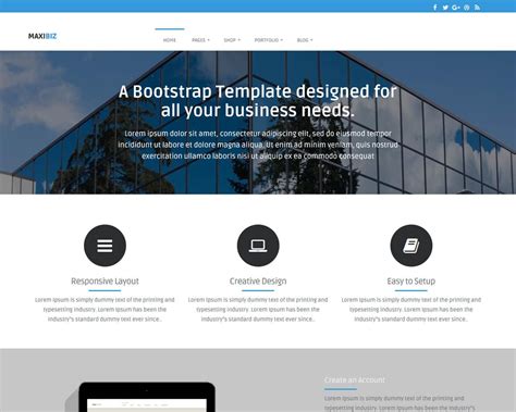 Bootstrap - Templantes Business Website Templates, Free Website ...