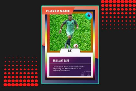 Sports Trading Card PSD V3 - Atomic Templates