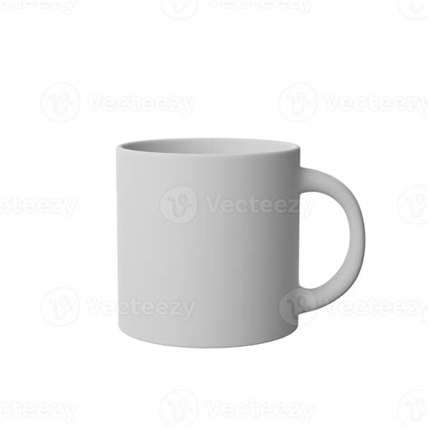 white mug cup mock-up blank product scene background. 3d illustration render. white mug cup mock ...