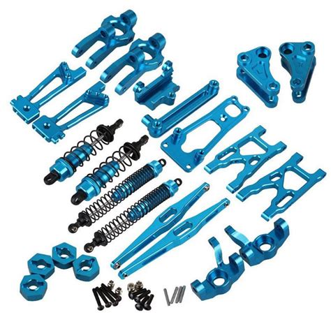 WLtoys K949 1/10 Aluminum Alloy Upgraded Metal Rc Car Parts Kit Silver Blue Gold Color – Alexnld.com