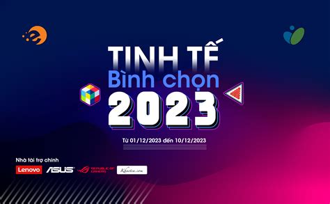 Tinh tế bình chọn 2023 sẽ bắt đầu từ 0 giờ ngày 1 tháng 12