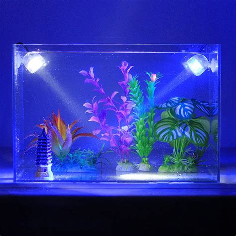 aquarium diving lights LED aquarium lighting aquarium lights 1W decorative mini spotlights ...