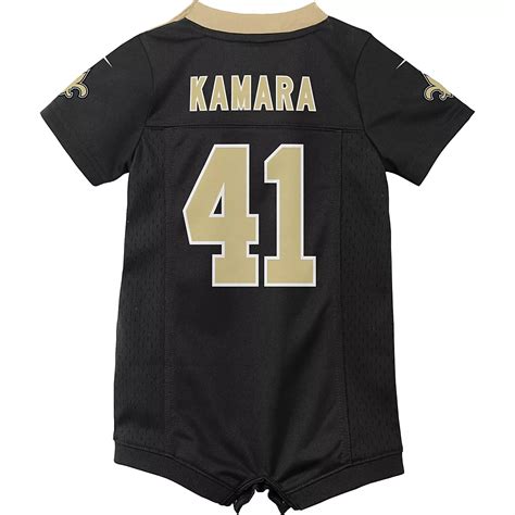 Nike Infants' New Orleans Saints Kamara Romper Jersey | Academy