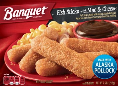 Banquet Fish Sticks With Mac & Cheese Frozen Meal, 7.5 oz - Ralphs