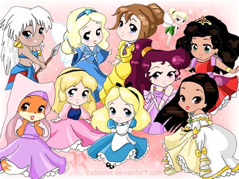 Disney Heroines - Childhood Animated Movie Heroines Fan Art (33913260) - Fanpop