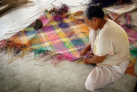 A Banig is a handwoven mat traditionally used in Philippines for sleeping and sitting. The mat ...