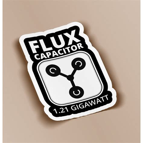 Flux Capacitor Sticker Back to the Future Sticker Hydro Flask - Etsy