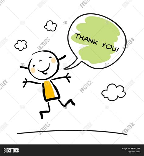 Thank You Card Happy Vector & Photo (Free Trial) | Bigstock