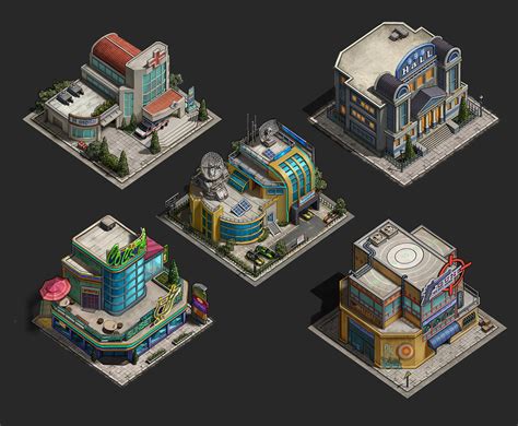 ArtStation - SLG Building Concepts