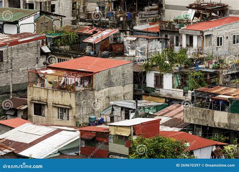 Poverty within the City of Manila, Metro Manila, Philippines Stock ...