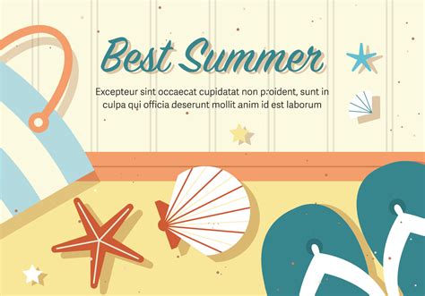 Free Best Vector Summer Illustration 115546 Vector Art at Vecteezy