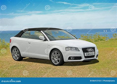 Convertible audi sportscar editorial stock photo. Image of whitstable ...