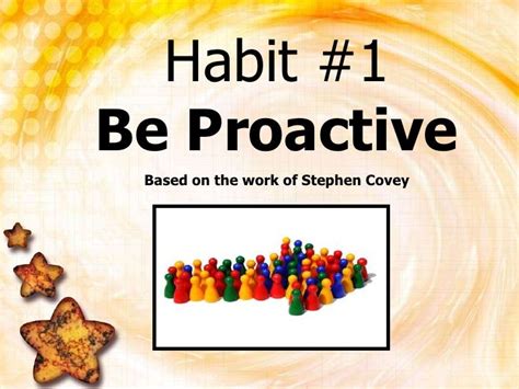 Be Proactive 1 | 7 habits, Covey habits, Habits of mind