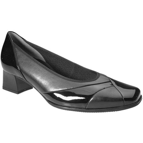 Gabor Reedham Ladies Court Shoes: Black: Charles Clinkard