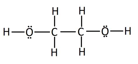 How to draw a Lewis structure for OHCH${_2}$CH2${_2}$OH? | Quizlet