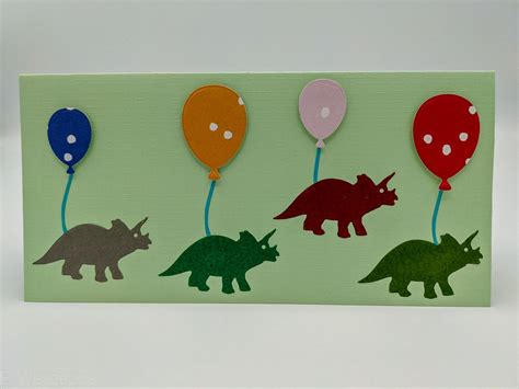 Birthdaycard with dinosaurs | Dinosaur, Big shot, Sizzix big shot