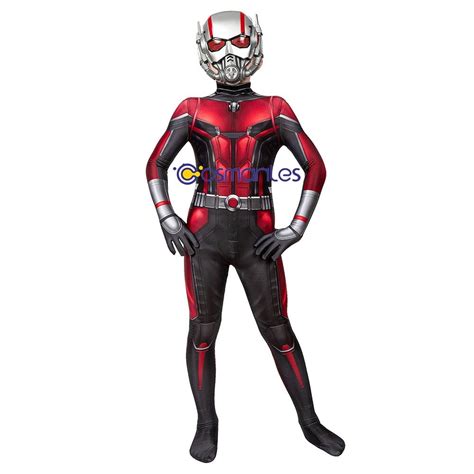 Kids Suit Antman Cosplay Suit Ant-man Spandex Printed Cosplay Costume