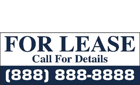 For Lease Banners Design ID #1500 | DPSBanners.com