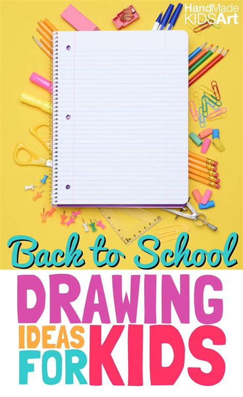 7 Creative Back to School Drawing Ideas for Kids - Innovation Kids Lab