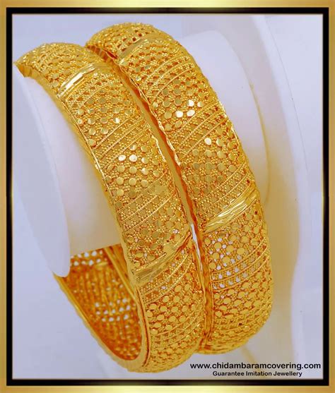 Buy Traditional Gold Bangles Design Bridal Wear Broad Bangles Design Online