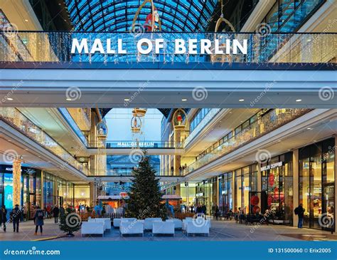 Berlin, Germany - December 12, 2017: Shopping Mall of Berlin with ...