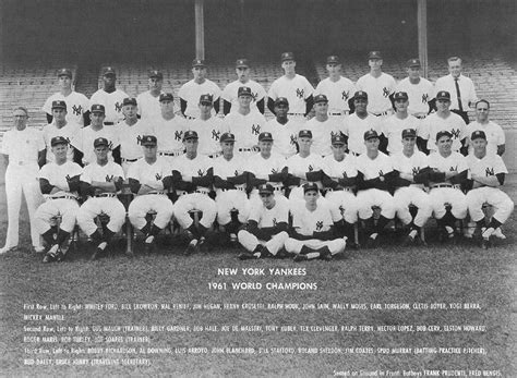 1961 champs | Yankees baseball, Yankees team, Ny yankees