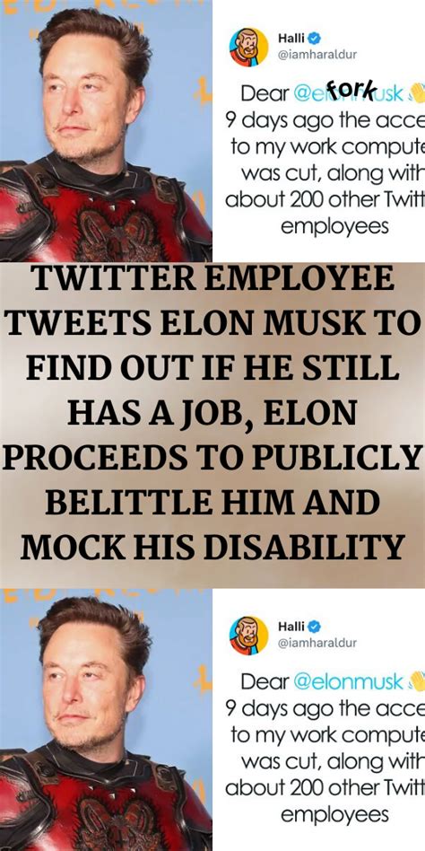 Twitter employee tweets elon musk to find out if he still has a job ...