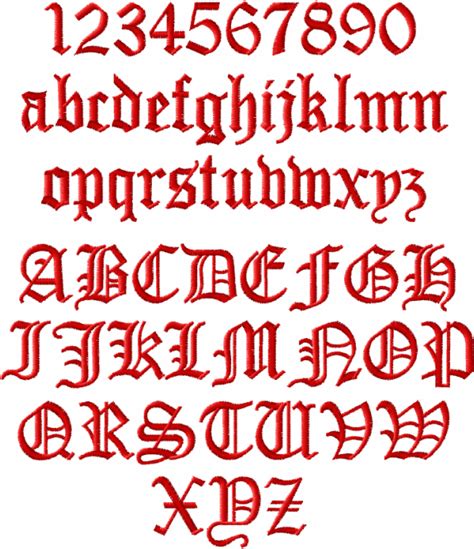 Old English Alphabet