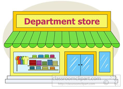 Architecture Clipart- department_store-exterior-clipart-4109 - Classroom Clipart