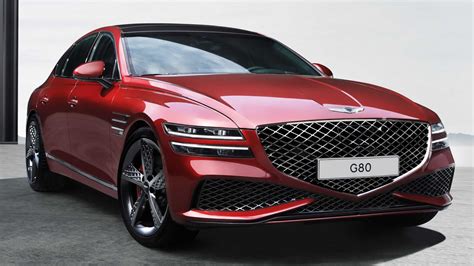 2022 Genesis G80 Sport Unveiled With Rear-Wheel Steering