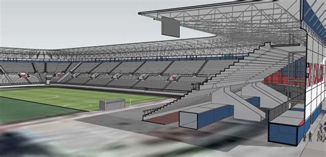 Cagliari Calcio Modular Stadium - Architects Workshop Limited