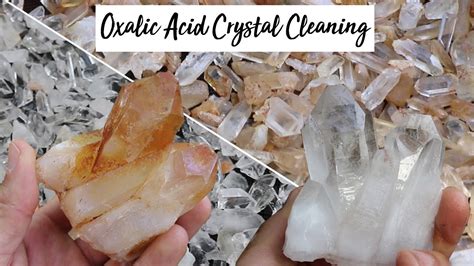 HOW TO CLEAN CRYSTALS with Oxalic Acid | Cheap & Simple DIY Mineral Cleaning - YouTube