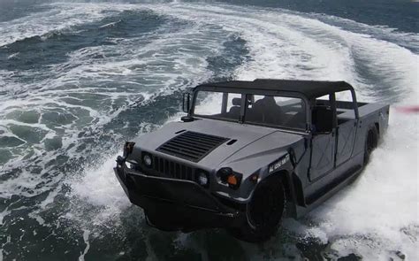 Watch this Hummer transform from boat to truck in seconds