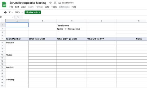 10 Free Agile Sprint Retrospective Templates in Excel & Word