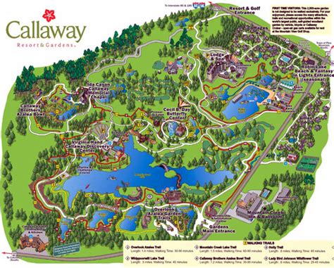 Callaway Gardens Map Guide | Fasci Garden