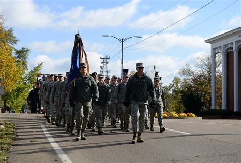 Columbus AFB, city host parade, ceremony to celebrate veterans