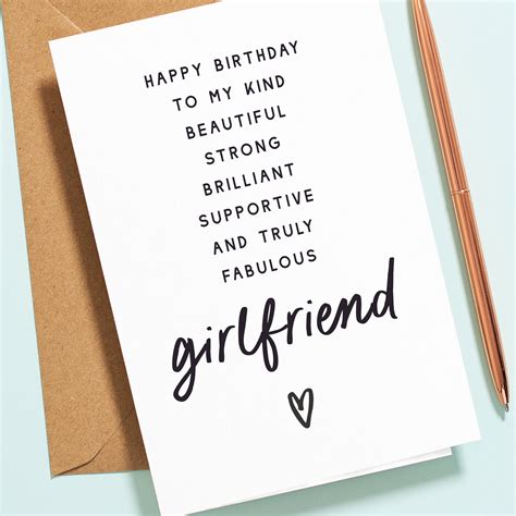 Happy Birthday Girlfriend Card | ubicaciondepersonas.cdmx.gob.mx