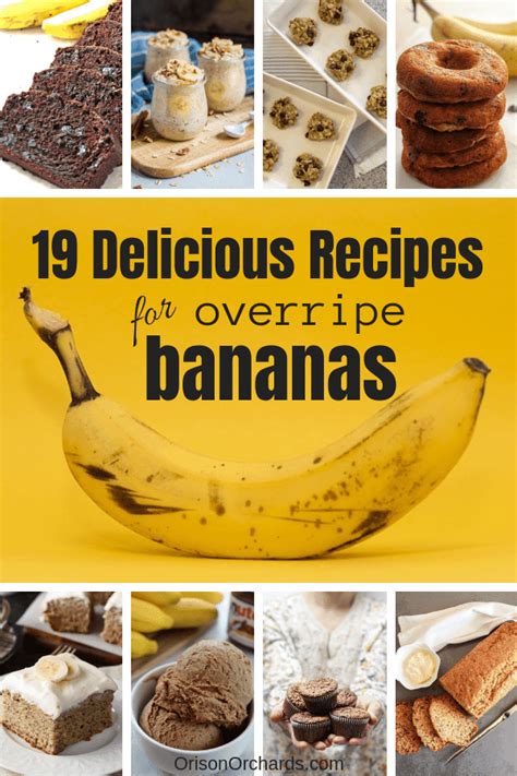 19 Easy Banana Recipes to Use Up Overripe Bananas | Orison Orchards