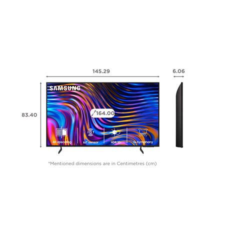 Buy SAMSUNG Crystal 4K Vivid 164 cm (65 inch) 4K Ultra HD LED Tizen TV with Crystal Processor 4K ...