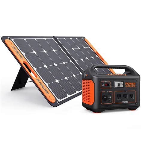 Jackery Explorer 880 Portable Power Station with SolarSaga 100W Solar Panel - SelectSafety.net