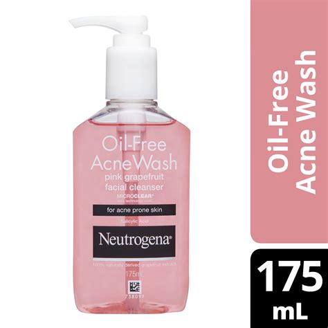 Neutrogena Grapefruit Oil Free Acne Wash 175mL | Amals Discount Chemist