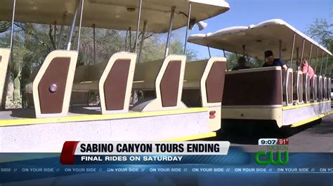 Sabino Canyon tram service to temporarily end