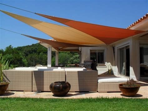 3x3x3m Triangle Sunshade Water Resistant Retractable Sun Shade Sail Cloth For Pergola